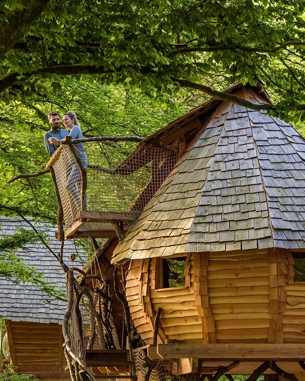 cabane dans les arbres ardennes