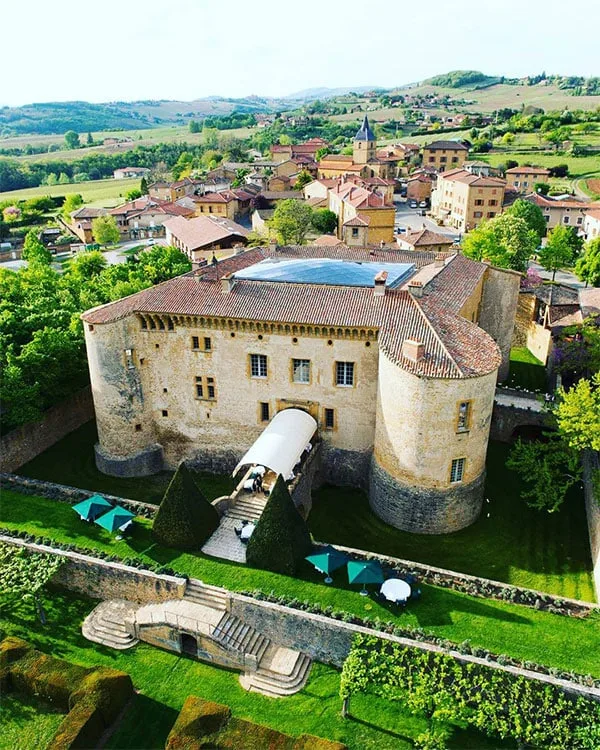 chateau bagnols vue