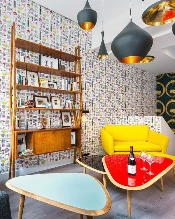 hotel crayon rouge lobby