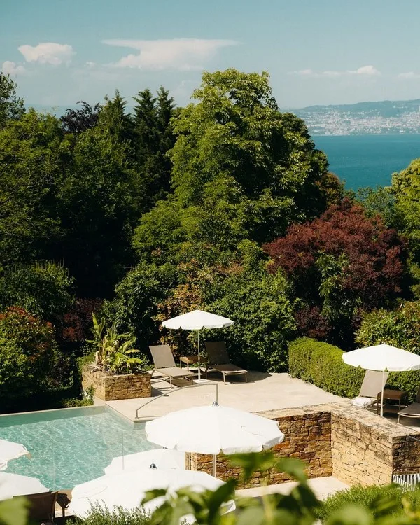 Hôtel Ermitage, le spa minéral face au lac Léman