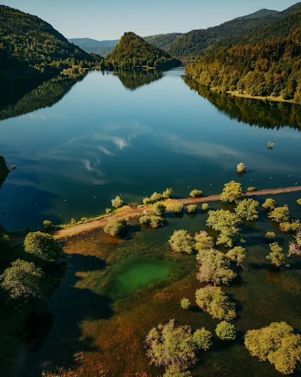 Le lac de Kruth-Wildenstein, celui où tu poses ta serviette